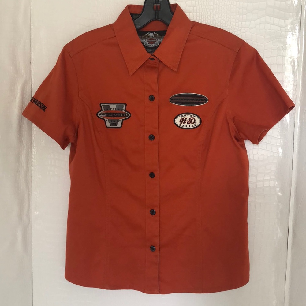HARLEY DAVIDSON FITTED SHIRT.
